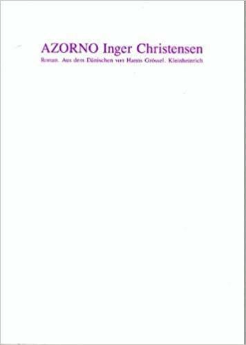 Azorno: Roman (Dänische Literatur der Moderne)