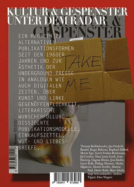 Kultur & Gespenster / Kultur & Gespenster 20: Unter dem Radar: Unter dem Radar (Kultur und Gespenster: Textem-Magazin)