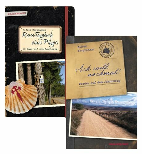 Kombipaket Pilgertagebücher: "Reise-Tagebuch eines Pilgers" und "Ich will nochmal"