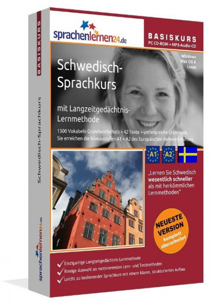 Sprachenlernen24.de Schwedisch-Basis-Sprachkurs. PC CD-ROM für Windows/Linux/Mac OS X + MP3-Audio-CD