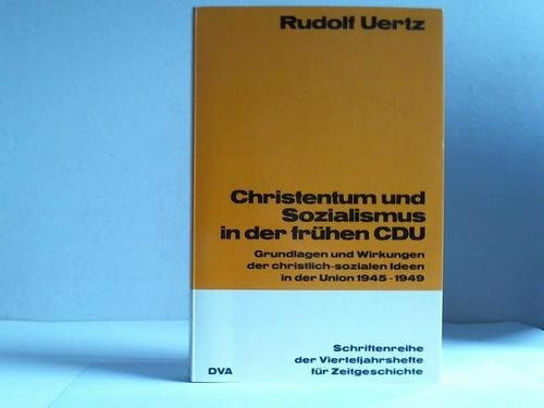 Christentum und Sozialismus in der frühen CDU