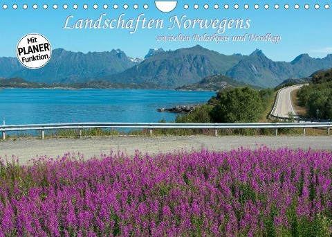 Landschaften Norwegens zwischen Polarkreis und Nordkap (Wandkalender 2022 DIN A4 quer)