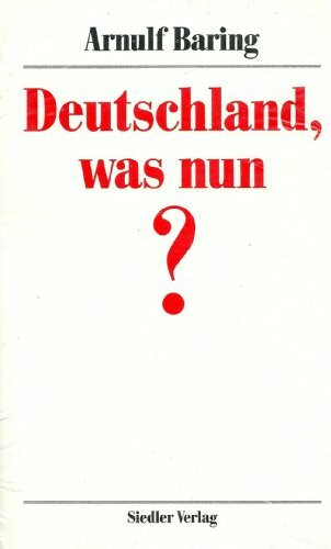 Deutschland, was nun?