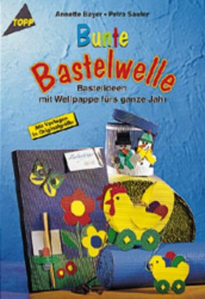 Bunte Bastelwelle: Arbeiten mit Wellpappe