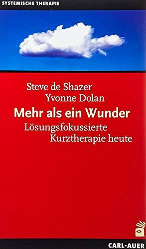 Mehr als ein Wunder: Lösungsfokussierte Kurzzeittherapie heute: Lösungsfokussierte Kurztherapie heute (update gesellschaft)