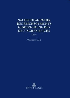 Nachschlagewerk des Reichsgerichts