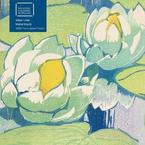 Adult Jigsaw Puzzle Ngs: Mabel Royds - Water Lilies: 1000-Piece Jigsaw Puzzles