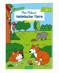 Malbuch ab 3 Jahren - Heimische Tiere VE 5
