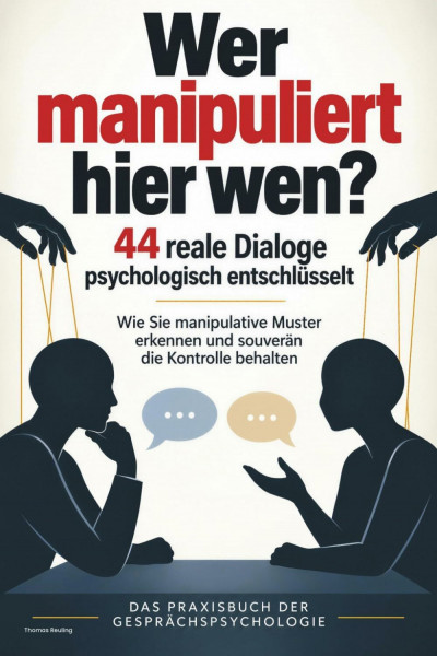 Wer manipuliert hier wen? 44 reale Dialoge psychologisch entschlüsselt. Wie Sie manipulative Muster erkennen und souverän die Kontrolle behalten | Das Praxisbuch der Gesprächspsychologie