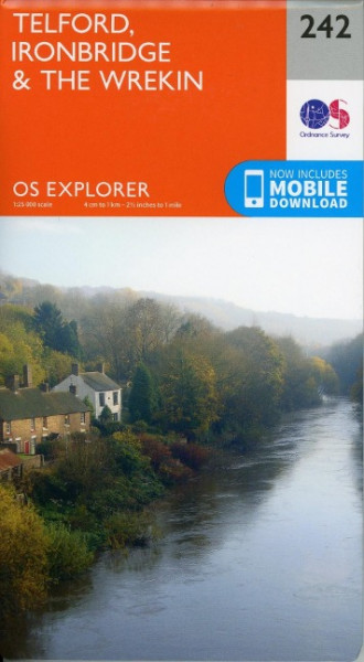 Telford, Ironbridge and the Wrekin 1 : 25 000