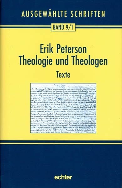 Ausgewählte Schriften: Theologie und Theologen 1: Mit einem Geleitwort von Karl Kardinal Lehmann: Band 9.1: Teilband 9/1: Texte Ausgewählte Schriften: Theologie und Theologen 1: Mit einem Geleitwort von Karl Kardinal Lehmann: Band 9.1: Teilband 9/1: Texte