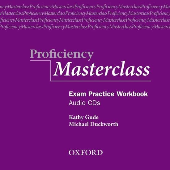 Proficiency Masterclass: CD (2) 2nd Edition Proficiency Masterclass: CD (2) 2nd Edition