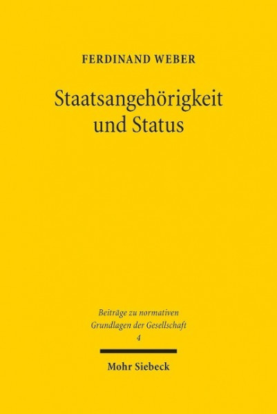 Staatsangehörigkeit und Status