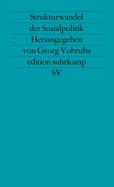 Strukturwandel der Sozialpolitik