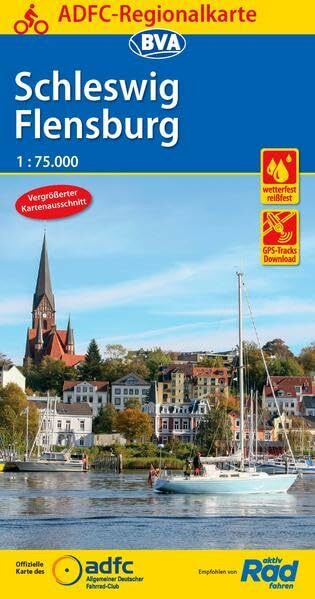 ADFC-Regionalkarte Schleswig Flensburg 1:75.000, reiß- und wetterfest, GPS-Tracks Download: Vergrößerter Kartenausschnitt (ADFC-Regionalkarte 1:75000) ADFC-Regionalkarte Schleswig Flensburg 1:75.000, reiß- und wetterfest, GPS-Tracks Download: Vergrößerter Kartenausschnitt (ADFC-Regionalkarte 1:75000)